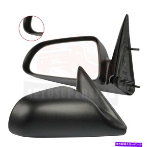 US�~���[ Mitsubishi Raider 2006-2009��DodgeDakota��L��R�T�C�h�u���b�N�}�j���A���~���[ L&R Side Black Manual Mirrors For Dodge Dakota For Mitsubishi Raider 2006-2009