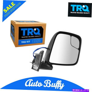US~[ TRQ~[p[MꂽeNX`ubNRxbNXNV200̏q} TRQ Mirror Power Heated Textured Black Convex Insert Passenger Side for NV200