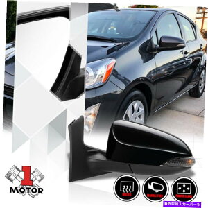 US~[ [] 12-15g^vEXC̃hCo[TChp[+MhA~[KXMC [Left]Driver Side Power+Heated Door Mirror Glass Signal for 12-15 Toyota Prius C