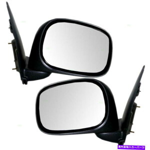 US~[ 2002N2009Ñ_bWsbNAbvgbN}jAeNX`Zbg̃yATChr[~[ Pair Side View Mirrors for 2002-2009 Dodge Ram Pickup Truck Manual Textured Set