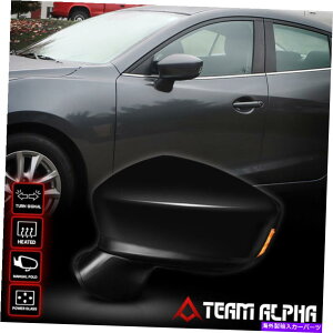 US~[ 2014-2015}c_3 [p[+M+M]̃}jAtH[hOEX^C~[ Fits 2014-2015 Mazda 3[POWER+HEATED+SIGNAL]Left Side Manual Fold OE Style Mirror