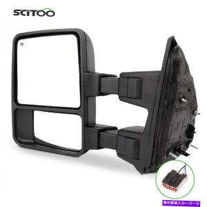 US~[ LHeXRsO}jA03-07tH[hF250-F550̃X[p[f[eBTelescoping Tow Mirror LEDM LH Telescoping Manual Tow Mirror LED Signal For 03-07 Ford F250-F550 Super Duty