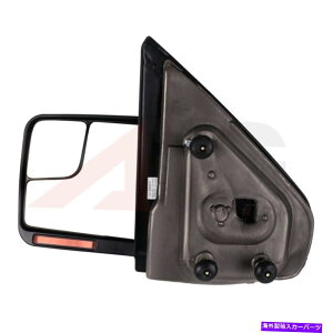 US~[ i1xj04-14tH[hF150tH[hubNMd͐܂MTCh~[ (1X) Left Side Mirror For 04-14 Ford F150 Fold Black Signal Power Puddle Heated