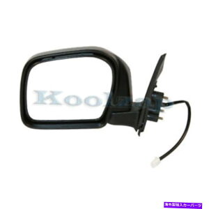 US~[ 00-04^R}sbNAbvgbN2WD4WDAr[~[p[ubNhCo[TCh For 00-04 Tacoma Pickup Truck 2WD & 4WD Rear View Mirror Power Black Driver Side
