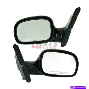 US~[ 96-00NCX[Oh{CW[RHLH}jA~[}jA܂肽ݎ Fits 96-00 Chrysler Grand Voyager RH &LH Manual Mirror Manual Folding Non-Heated