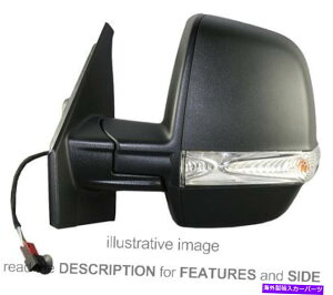 US�~���[ �T�C�h�~���[Fiat Doblo 2010 Electric Thermal Right Side Side Mirror Fiat Doblo 2010 Electric Thermal Right Side