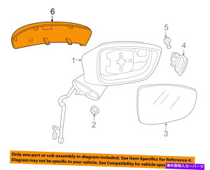 US~[ }c_OEM 16-18 CX-3hATChAr[~[Jo[LbvgEKR22691N162 MAZDA OEM 16-18 CX-3 Door Side Rear View-Mirror Cover Cap Trim Right KR22691N162