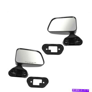 US~[ }jATChr[~[ƉEyA87-89 4Runner 87-95sbNAbv Manual Side View Mirrors Left & Right Pair Set For 87-89 4Runner 87-95 Pickup