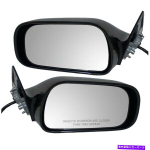 US~[ 95-99g^Ao̔Mw/oMVyAZbgp[TCh~[OXnEWO New Pair Set Power Side Mirror Glass Housing w/o Heat for 95-99 Toyota Avalon