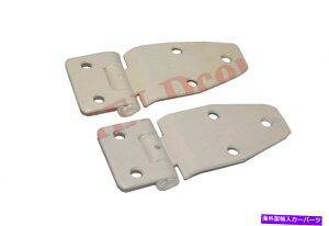 hinge qWNEt[h̋pEB[YtH[hjo[TtBbgS2U Hinges Crown Hood Bare Metal For Willys Ford Universal Fit S2u