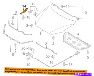 hinge Mazda OEM 13-16 CX-5t[hqMKD5352420A MAZDA OEM 13-16 CX-5 Hood-Hinge Left KD5352420A