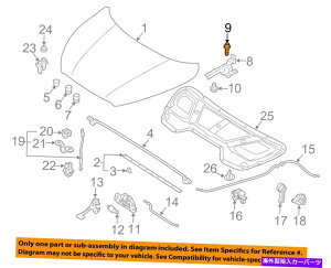 hinge q_COEM 09-18 Elantra Hood-Hinge Bolt MB45558225 HYUNDAI OEM 09-18 Elantra Hood-Hinge Bolt MB45558225