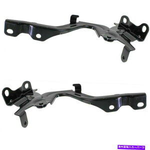 hinge 2�̃h���C�o�[�Ə���ȑ��̃N�[�yKI1236116�AKI1236115�y�A�̐V�����t�[�h�q���W�Z�b�g New Hood Hinges Set of 2 Driver & Passenger Side Coupe KI1236116, KI1236115 Pair�y���s�A���i�z