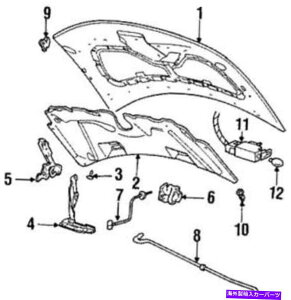 hinge �{���̃t�H�[�h�q���WF58Z-16796-A Genuine Ford Hinge F58Z-16796-A�y���s�A���i�z