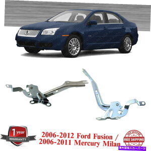 hinge �t�[�h�q���W2006-2012�t�H�[�h�t���[�W���� / 2006-11�}�[�L�����[�~���m�̍��ƉE�� Hood Hinges Left & Right Side For 2006-2012 Ford Fusion / 2006-11 Mercury Milan�y���s�A���i�z
