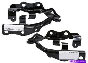 hinge 2012-14�g���^�J�����̐V�����t�����g�h���C�o�[�Ə�q���̃t�[�h�q���W�Z�b�g New Front Driver & Passenger Side Hood Hinge Set For 2012-14 Toyota Camry�y���s�A���i�z