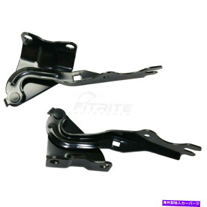 hinge ��LH�h���C�o�[�ƉERH�p�b�Z���W���[�T�C�h�t�[�h�q���W2011-2014�}�c�_2 Left LH Driver & Right RH Passenger Side Hood Hinges For 2011-2014 Mazda 2�y���s�A���i�z
