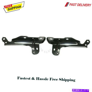 hinge VyAt[hqW2hCo[Əȑ̃VFr[GM1236147 GM1236146̃Zbg New Pair Hood Hinges Set of 2 Driver & Passenger Side Chevy GM1236147 GM1236146