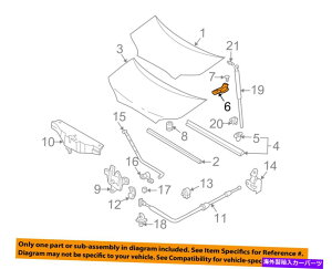 hinge q_COEM 01-06T^tFt[hqWE7912026000 HYUNDAI OEM 01-06 Santa Fe Hood-Hinge Right 7912026000