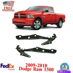 hinge 2009-2018gbN15002̃hCo[Əȑ̃yÃt[hqWZbg Hood Hinges Set of 2 Driver & Passenger Side Pair For 2009-2018 Ram Truck 1500