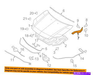 hinge Lincoln Ford OEM 07-12 MKZ Hood-Hinge6H6Z16797A Lincoln FORD OEM 07-12 MKZ Hood-Hinge Left 6H6Z16797A