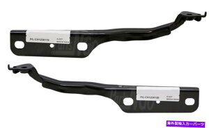 hinge 11-14p̐VhCo[ƏȂ̃t[hqWZbgNCX[200 07-10ZuO New Driver & Passenger Side Hood Hinge Set For 11-14 Chrysler 200 07-10 Sebring