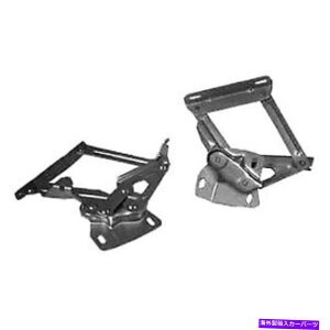 hinge �t�H�[�h�}�X�^���O1967-1970�X�R�b�g�h���C�N�h���C�o�[�T�C�h�t�[�h�q���W For Ford Mustang 1967-1970 Scott Drake Driver Side Hood Hinges