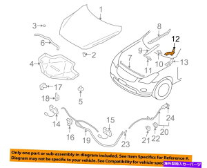 hinge Infiniti Nissan OEM 08-12 Ex35 Hood-Hinge��654011BA0A Infiniti NISSAN OEM 08-12 EX35 Hood-Hinge Left 654011BA0A�y���s�A���i�z
