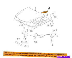 hinge Cadillac GM OEM 03-07 CTSt[hqW257011118ɍ Cadillac GM OEM 03-07 CTS Hood-Hinge Left 25701118