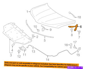 hinge Lincoln Ford OEM 16-18 MKX Hood-HingeFA1Z16797A Lincoln FORD OEM 16-18 MKX Hood-Hinge Left FA1Z16797A