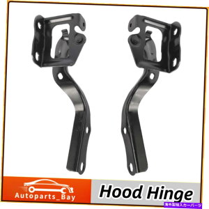 hinge g^vEX2010-2015iEƍjɐݒ肳ꂽt[hqW̏qhCo[ Hood Hinge Passenger & Driver Set for Toyota Prius 2010-2015 (Right & Left Side)