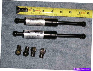 hinge �r���b�g�q���W�L�b�g�̂��߂̒S���҃t�[�h�K�X�X�v�����O�V���b�N7+�C���`195�|���h�}�X�^���O���Z�b�g SET Rep Hood Gas Spring Strut Shock For Billet Hinge Kits 7+ inch 195lb Mustang�y���s�A���i�z