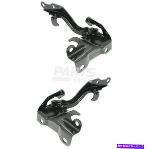 hinge VtBbg2007-2020g^ZRCAhCo[Əqt[hqWyAX`[ New Fits 2007-2020 Toyota Sequoia Driver & Passenger Side Hood Hinge Pair Steel