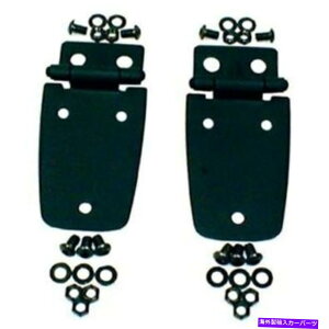 hinge ���ȃ��b�W11205.02�t�[�h�q���W;�y�A; 97-06�W�[�v�����O���[��BLK Rugged Ridge 11205.02 Hood Hinge; Pair; Blk For 97-06 Jeep Wrangler