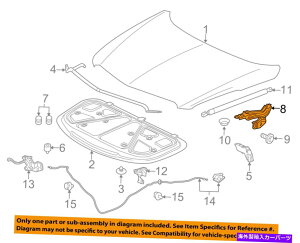 hinge Cadillac GM OEM 17-18 XT5t[hqW23186613ɍ Cadillac GM OEM 17-18 XT5 Hood-Hinge Left 23186613