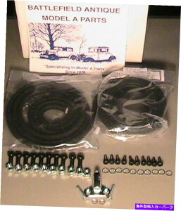 hinge 1930-1931fAtH[hK\^NBJEƃAt[hqW}EgZbg 1930-1931 Model A Ford Gas Tank. Cowl and Rear Hood Hinge Mounting Set