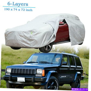 J[Jo[ W[v`FL[tJ[SUVJo[ׂĂ̓V_XgEH[^[v[ttWbp[bN For Jeep Cherokee Full Car SUV Cover All Weather Dust Water Proof w/ Zipper Lock