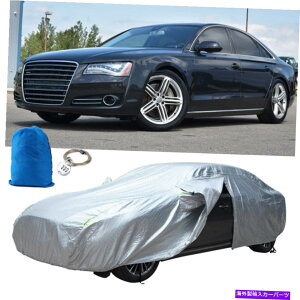 J[Jo[ tJ[Jo[AEghAT_XgXNb`CXm[EH[^[v[tAEfBA8NAg Full Car Cover Outdoor Sun Dust Scratch Rain Snow Waterproof For Audi A8 Quattro