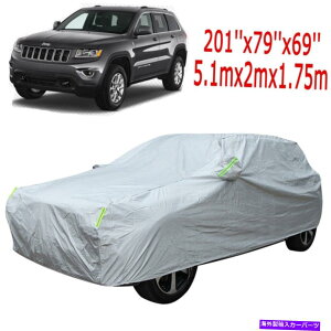 J[Jo[ W[vOh`FL[6C[J[Jo[AEghAEH[^[v[tCXm[T_Xg For Jeep Grand Cherokee 6 Layer Car Cover Outdoor Water Proof Rain Snow Sun Dust