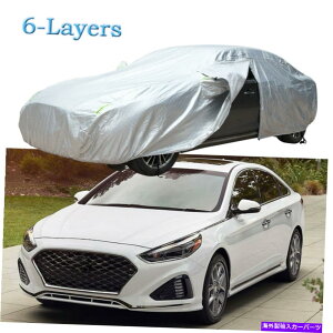 J[Jo[ 193 "q_C\i^tJ[Jo[ׂĂ̓VC̐̕oؖ+Wbp[ 193" For Hyundai Sonata Full Car Cover All Weather Water Snow Dust Proof+Zipper