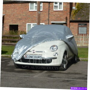 J[Jo[ tBAbg500ʋCJ[Jo[B HatchbackAbarthfA2009Ñv[e[V Fiat 500 Breathable Car Cover. Hatchback & Abarth models, years 2009 to present
