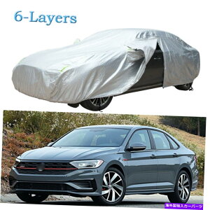 J[Jo[ tHNX[QWFb^tJ[Jo[ׂĂ̓VC̐̑zUVv[t+Wbp[ For Volkswagen Jetta Full Car Cover All Weather Water Snow Sun UV Proof+Zipper