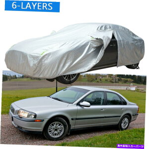 �J�[�J�o�[ �{���{S60 S40 S80 180 -190�t���J�[�J�o�[ +�W�b�p�[UV�J���̏؋� For Volvo S60 S40 S80 180-190 Full Car Cover + Zipper UV Rain Snow Water Proof�y���s�A���i�z
