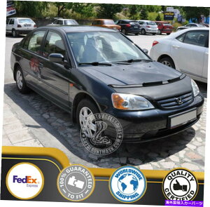 J[Jo[ z_VrbN̂߂̃J[{lbgt[huW[01 02 03 2001 2002 2003Z_N[yEM2 Car Bonnet Hood Bra For Honda Civic 01 02 03 2001 2002 2003 Sedan Coupe EM2