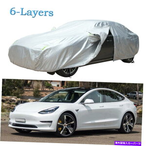 J[Jo[ 190 "eXf3tJ[Z_Jo[ׂĂ̓V჌Cv[t +Wbp[ 190" For Tesla Model 3 Full Car Sedan Cover All Weather Snow Rain Proof + Zipper