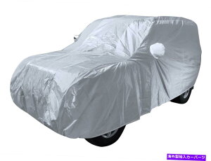 �J�[�J�o�[ UV�ی쁕�_�X�g�v���[�t�J�o�[�}�q���h��Scorpio Thar�ԗp�̃V���o�[�|���R�[�e�B���O UV Protection & Dustproof Cover Silver Poly Coated For Mahindra Scorpio Thar Car�y���s�A���i�z
