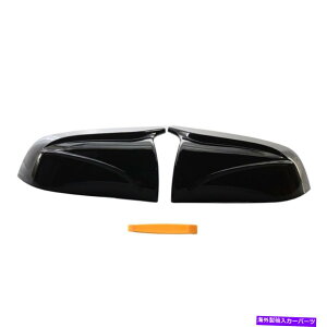 J[Jo[ ̂鍕ETCh~[1yATChhAEBO~[YD Glossy Black Left Right Side Mirror Cover One Pair Side Door Wing Mirror Yd