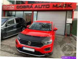 J[Jo[ tHNX[QTROC 2018 2019 2020 2021̂߂̃J[{lbgt[huW[ Car Bonnet Hood Bra For Volkswagen T Roc 2018 2019 2020 2021