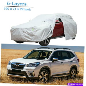 カーカバー スバルフォレスターフルカーSUVカバーサンスノーダストウォータープルーフ付きジッパー For Subaru Forester Full Car SUV Cover Sun Snow Dust Water Proof w/ Zipper