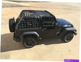 カーカバー ジープラングラーJK 2DR 2007-2018貨物拘束ネットシステム Jeep Wrangler JK 2DR 2007 - 2018 Cargo Restraint Net System